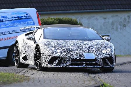 Lamborghini Huracan Spyder Performante Erlkönig