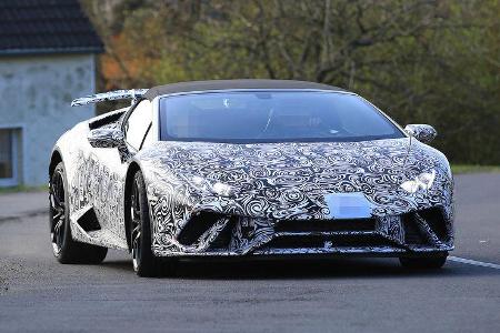 Lamborghini Huracan Spyder Performante Erlkönig