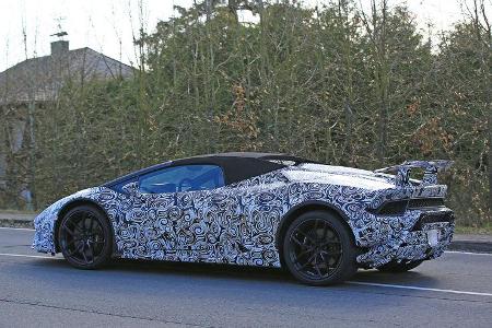 Lamborghini Huracan Spyder Performante Erlkönig