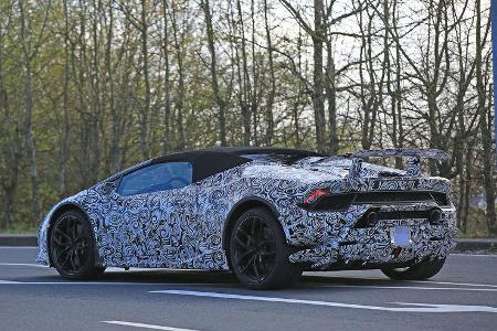 Lamborghini Huracan Spyder Performante Erlkönig