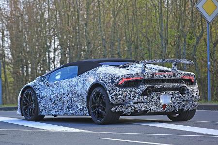 Lamborghini Huracan Spyder Performante Erlkönig