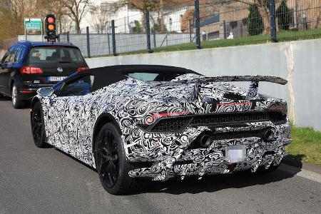 Lamborghini Huracan Spyder Performante Erlkönig
