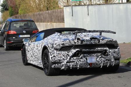 Lamborghini Huracan Spyder Performante Erlkönig