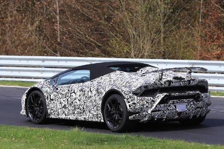 Lamborghini Huracan Spyder Performante Erlkönig