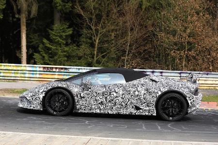Lamborghini Huracan Spyder Performante Erlkönig