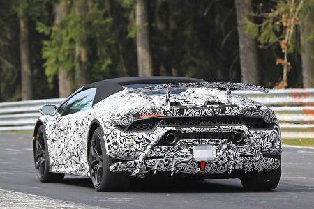 Lamborghini Huracan Spyder Performante Erlkönig
