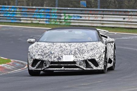 Lamborghini Huracan Spyder Performante Erlkönig