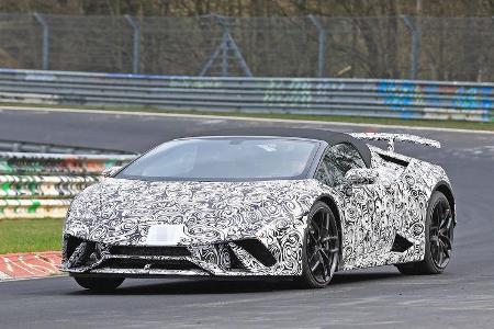 Lamborghini Huracan Spyder Performante Erlkönig