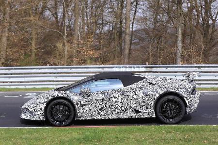 Lamborghini Huracan Spyder Performante Erlkönig