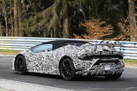 Lamborghini Huracan Spyder Performante Erlkönig