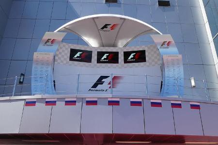 Podium - Formel 1 - GP Russland - Sotschi - 26. April 2017