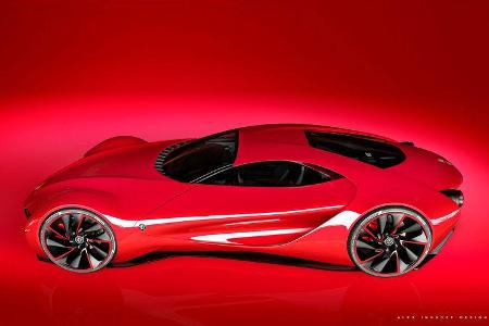 Alfa Romeo 6c DiscoVolante - Sportwagen - Grafikkünstler