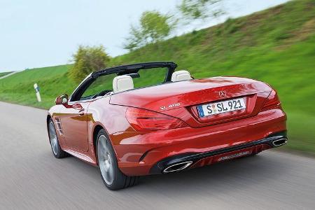 Mercedes SL 400, Heckansicht