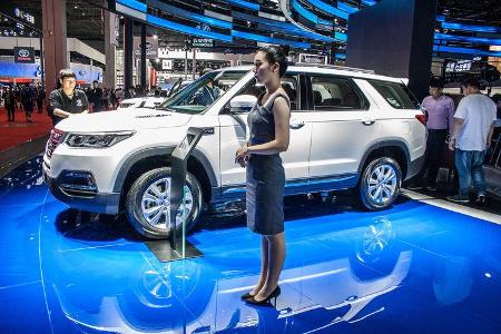 Girls auf der Shanghai Auto Show 2017