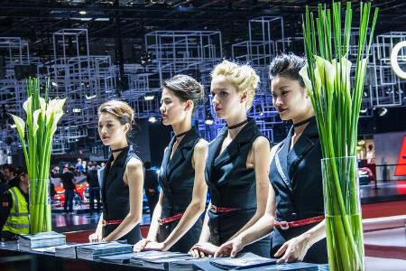 Girls auf der Shanghai Auto Show 2017