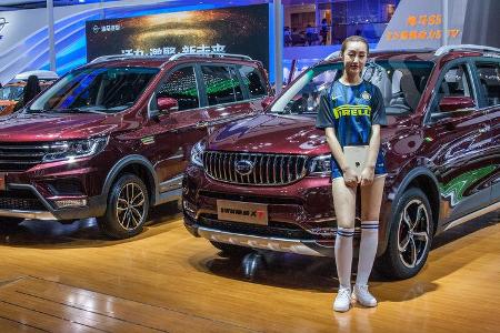 Girls auf der Shanghai Auto Show 2017