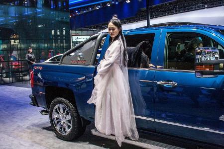 Girls auf der Shanghai Auto Show 2017