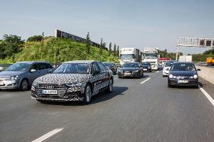AI-Staupilot im Audi A8