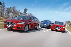 Ford Mondeo Turnier, Mazda 6 Kombi, Opel Insignia Sports Tourer