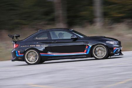 Laptime Performance-BMW M2, Seitenansicht