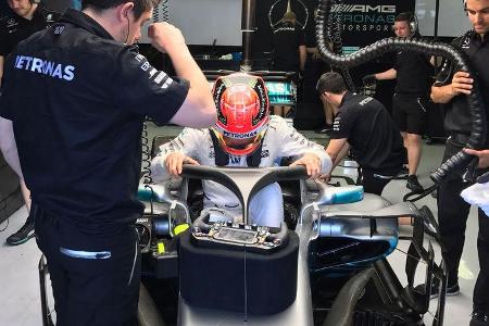 George Russell - Mercedes - Formel 1 - Budapest - Test - 2. August 2017