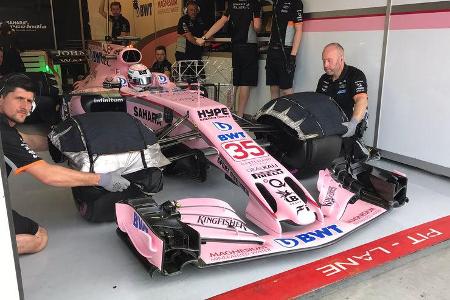 Lucas Auer - Force India - Formel 1 - Budapest - Test - 2. August 2017