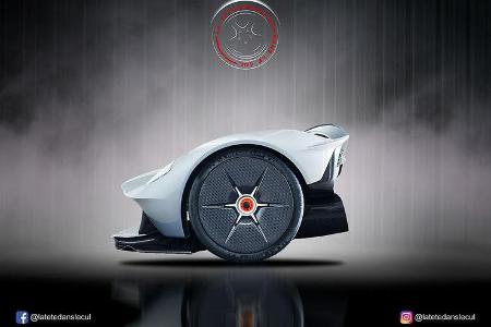 Aston Martin Valkyre Retusche