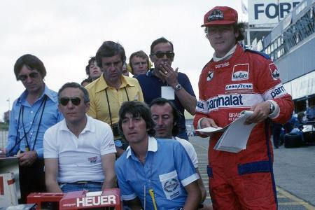Herbie Blash, Niki Lauda, Sante Ghedini, Bernie Ecclestone, Helmut Zwickl, Max Mosley - GP Südafrika 1978