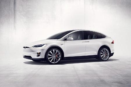Cabrio SUV Retusche Tesla Model X