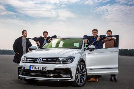Revolverheld mit VW Tiguan