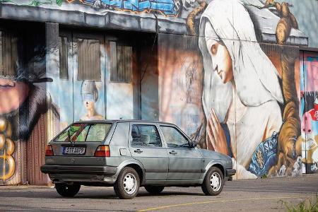 VW Golf II, Heckansicht