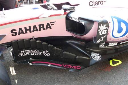 Force India - GP Belgien - Spa-Francorchamps - Formel 1 - 24. August 2017