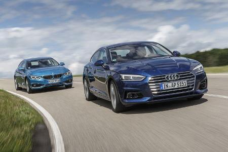 Audi A5 2.0 TDI, BMW 420d Audi A5 2.0 TDI, BMW 420d