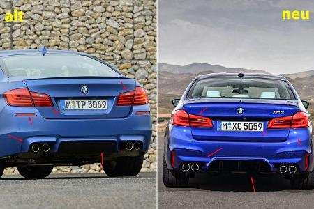 BMW M5 F10 (Competition Paket / 2013) - BMW M5 F90 - Vergleich