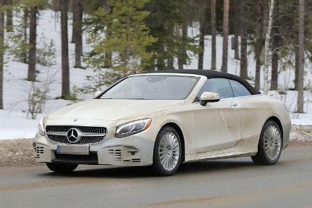 Mercedes S-Klasse Cabrio Facelift Erlkönig