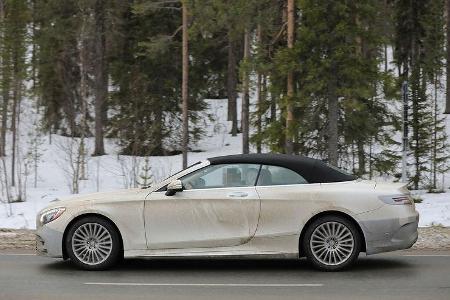 Mercedes S-Klasse Cabrio Facelift Erlkönig