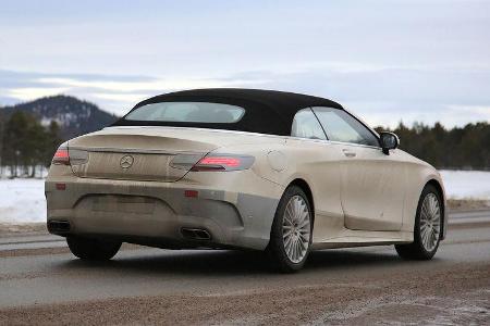 Mercedes S-Klasse Cabrio Facelift Erlkönig