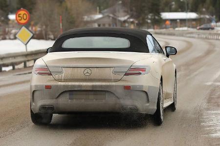 Mercedes S-Klasse Cabrio Facelift Erlkönig