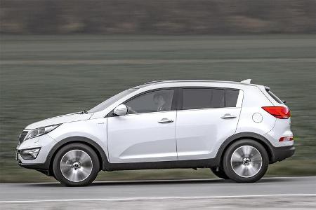 Kia Sportage 2.0 CRDi 4WD, Seitenansicht