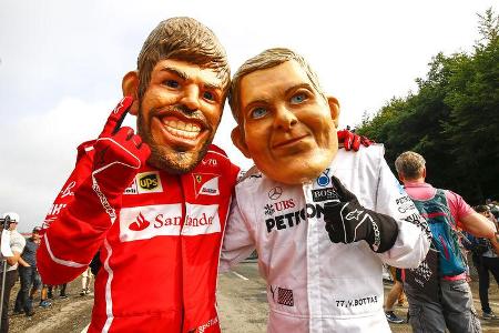 Hamilton & Vettel - Formel 1 - GP Belgien - Spa-Francorchamps - 26. August 2017