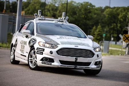 Ford Mondeo Domino's Self-Driving Delivery Vehicle