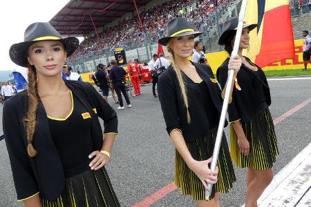 Formel 1 - Grid Girls - GP Belgien - Spa-Francorchamps - 2017