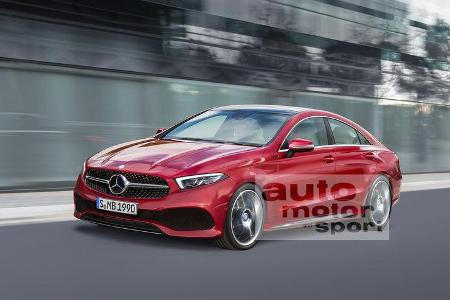 Mercedes CLA Computer Retusche