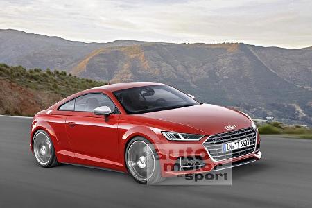 Audi TT Computer-Retusche