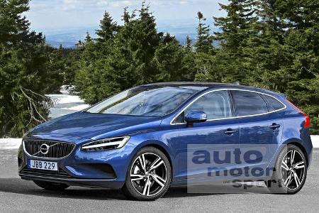 Volvo V40 Computer-Retusche