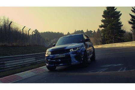 Range Rover Sport SVR, Nürburgring, Rekord