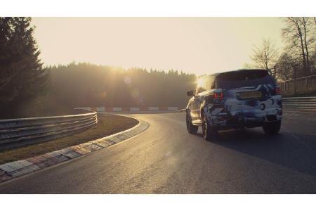 Range Rover Sport SVR, Nürburgring, Rekord