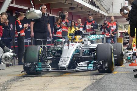 Lewis Hamilton - Mercedes - Formel 1-Test - Barcelona - 28. Februar 2017