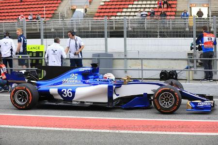 Antonio Giovinazzi - Sauber - Formel 1-Test - Barcelona - 28. Februar 2017