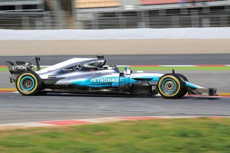 Lewis Hamilton - Mercedes - Formel 1 - Test - Barcelona - 28. Februar 2017